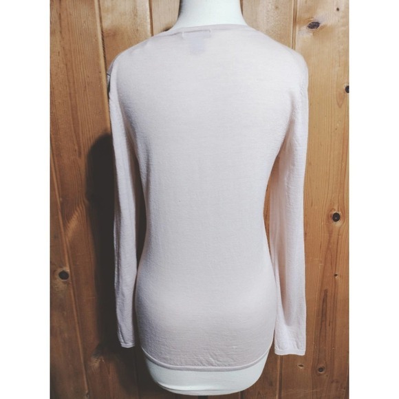 H&M 100% Merino Wool Sweater blush pink Medium - Picture 3 of 8